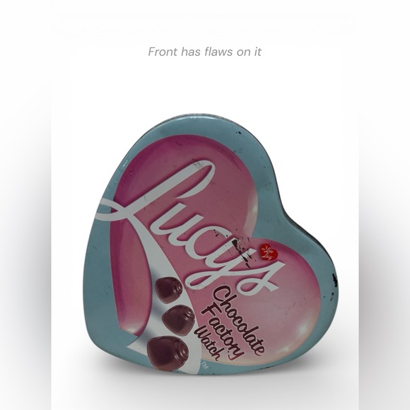 I Love Lucy Chocolate Factory Heart Tin Box (Empty) – Vintage Collectible - Picture 2 of 8